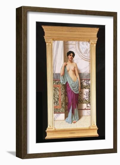 In the Tepidarium, 1909-John William Godward-Framed Giclee Print