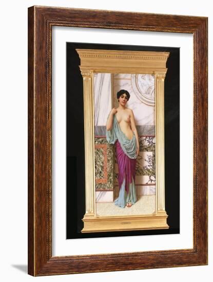 In the Tepidarium, 1909-John William Godward-Framed Giclee Print