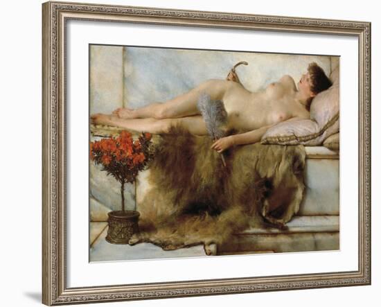 In The Tepidarium-Sir Lawrence Alma-Tadema-Framed Giclee Print