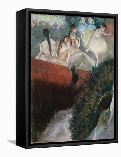 In the Theatre-Edgar Degas-Framed Premier Image Canvas