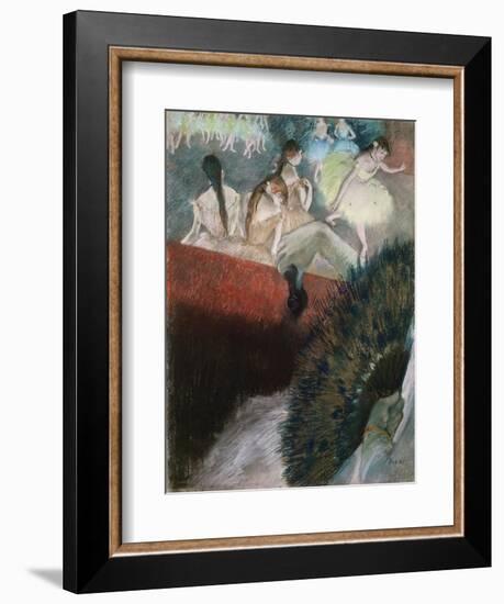 In the Theatre-Edgar Degas-Framed Giclee Print