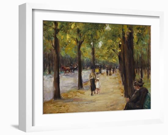 In the Tiergarten, Berlin-Max Liebermann-Framed Giclee Print