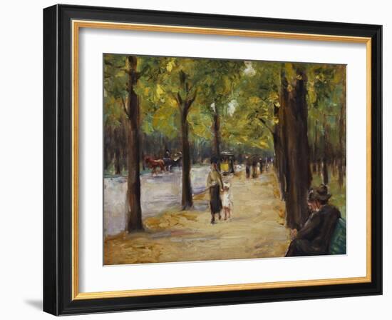 In the Tiergarten, Berlin-Max Liebermann-Framed Giclee Print