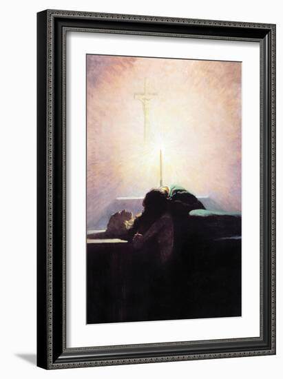 In the Tower of London-Newell Convers Wyeth-Framed Art Print