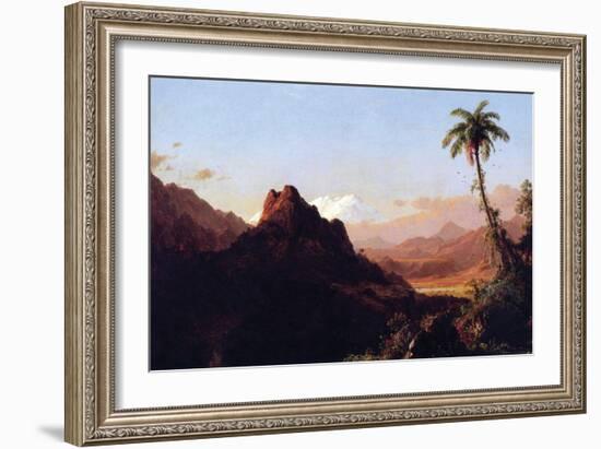 In the Tropics-Frederic Edwin Church-Framed Art Print