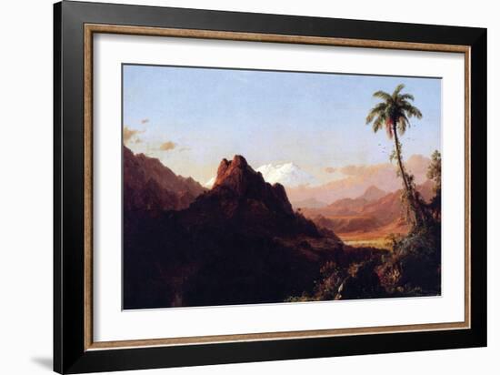 In the Tropics-Frederic Edwin Church-Framed Art Print