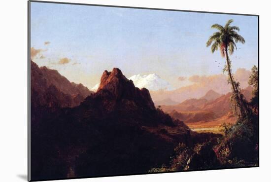 In the Tropics-Frederic Edwin Church-Mounted Art Print