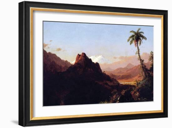 In the Tropics-Frederic Edwin Church-Framed Art Print