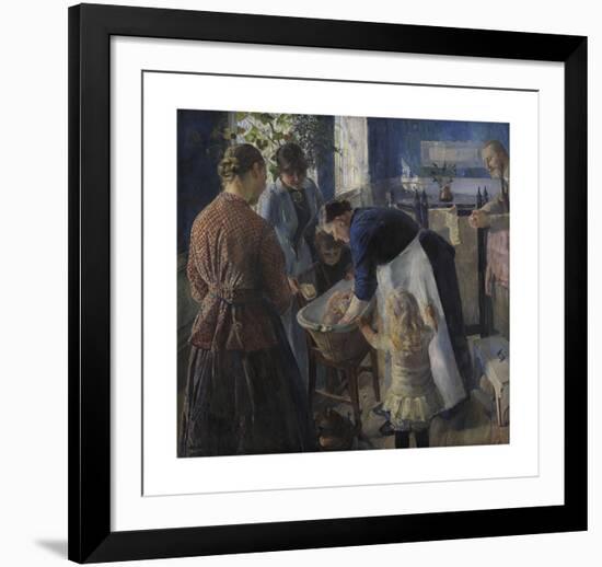 In the Tub, 1889-Christian Krohg-Framed Premium Giclee Print