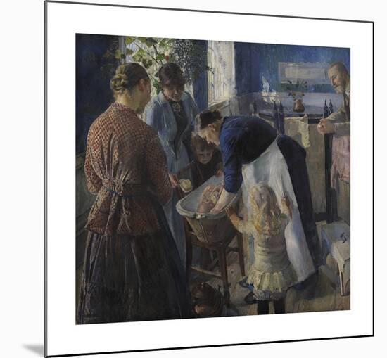 In the Tub, 1889-Christian Krohg-Mounted Premium Giclee Print