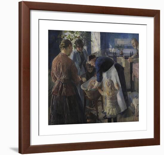 In the Tub, 1889-Christian Krohg-Framed Premium Giclee Print