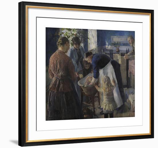 In the Tub, 1889-Christian Krohg-Framed Premium Giclee Print