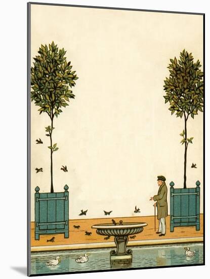 In the Tuileries Gardens - les jardins-Thomas Crane-Mounted Giclee Print