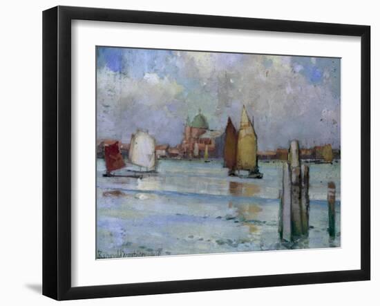 In the Venetian Lagoon, 1902-Edward Reginald Frampton-Framed Giclee Print