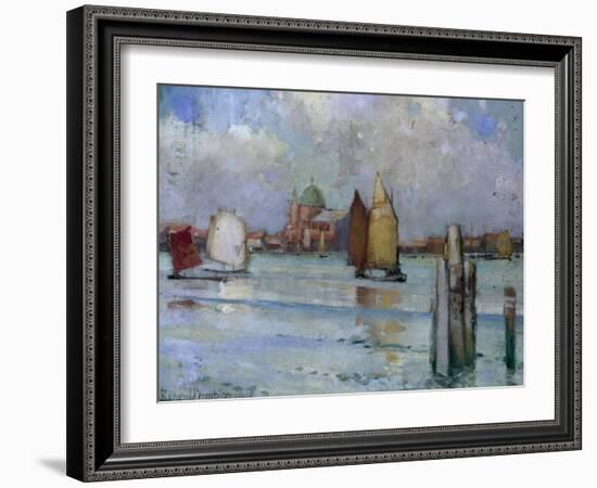 In the Venetian Lagoon, 1902-Edward Reginald Frampton-Framed Giclee Print