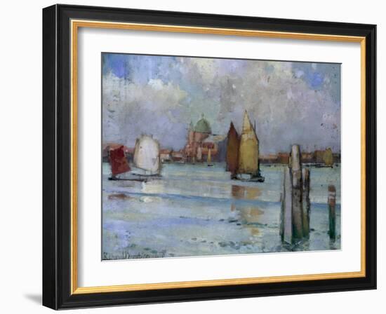 In the Venetian Lagoon, 1902-Edward Reginald Frampton-Framed Giclee Print