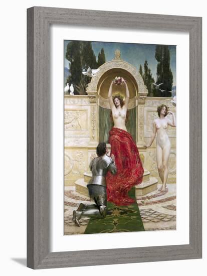 In the Venusburg (Tannhauser), 1901-John Collier-Framed Giclee Print