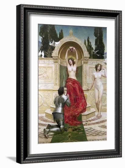 In the Venusburg (Tannhauser), 1901-John Collier-Framed Giclee Print