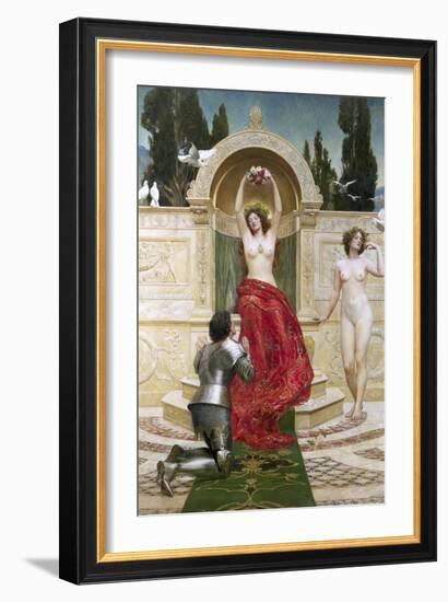 In the Venusburg (Tannhauser), 1901-John Collier-Framed Giclee Print