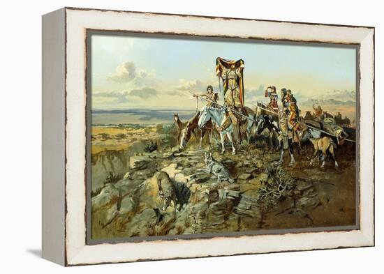 In the Wake of the Hunters, 1896-Charles Marion Russell-Framed Premier Image Canvas