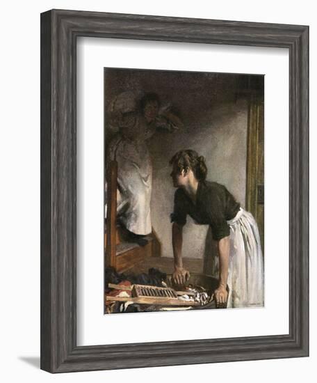 In the Wash-House-William Orpen-Framed Art Print