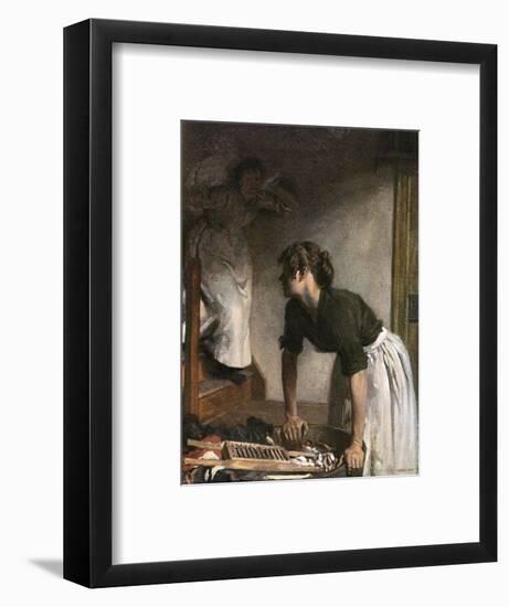 In the Wash-House-William Orpen-Framed Art Print