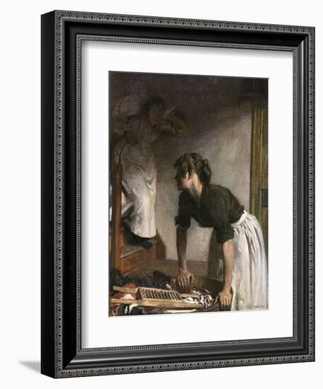 In the Wash-House-William Orpen-Framed Art Print