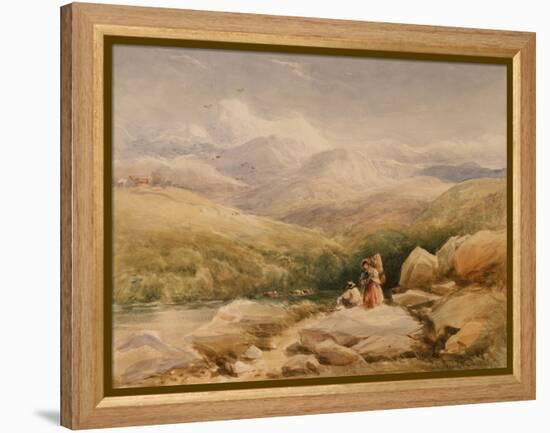 In the Welsh Hills-David Cox-Framed Premier Image Canvas