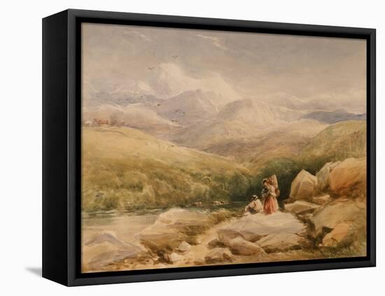 In the Welsh Hills-David Cox-Framed Premier Image Canvas