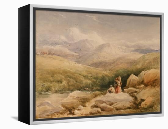 In the Welsh Hills-David Cox-Framed Premier Image Canvas