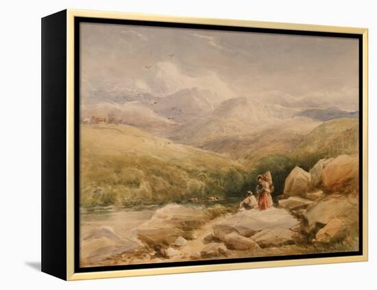 In the Welsh Hills-David Cox-Framed Premier Image Canvas