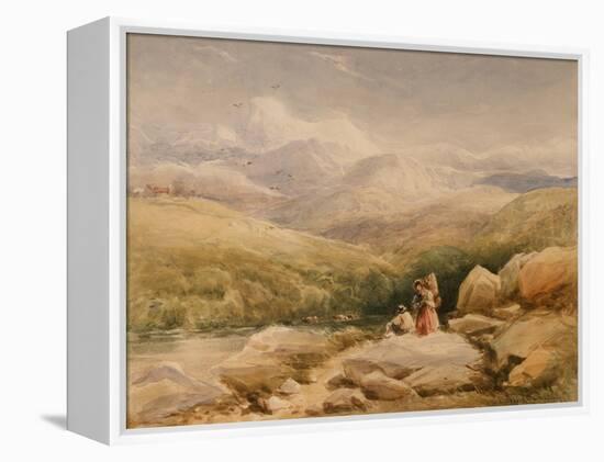 In the Welsh Hills-David Cox-Framed Premier Image Canvas