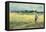 In the Wheat Fields at Gennervilliers-Berthe Morisot-Framed Premier Image Canvas