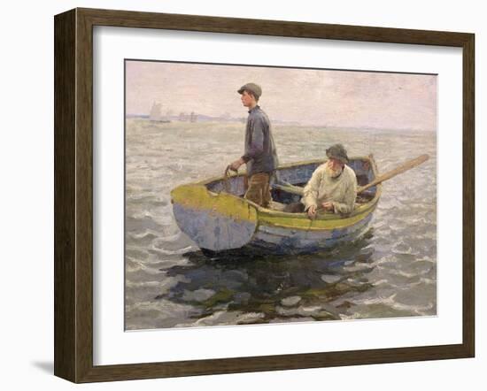 In the Whiting Ground, c.1914-Harold Harvey-Framed Giclee Print