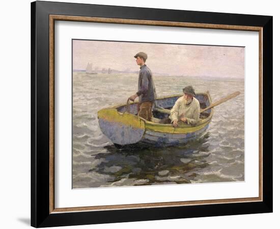 In the Whiting Ground, c.1914-Harold Harvey-Framed Giclee Print