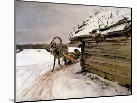 In the Winter 1898 by Valentin Serov, (1865-1911) Russian Painter, and One of the Premier Portrait-Valentin Aleksandrovich Serov-Mounted Giclee Print