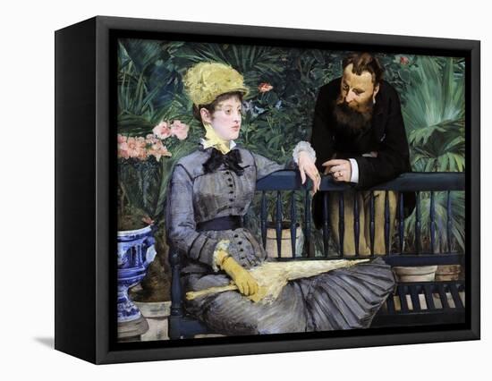 In the Winter Garden, 1879-Edouard Manet-Framed Premier Image Canvas