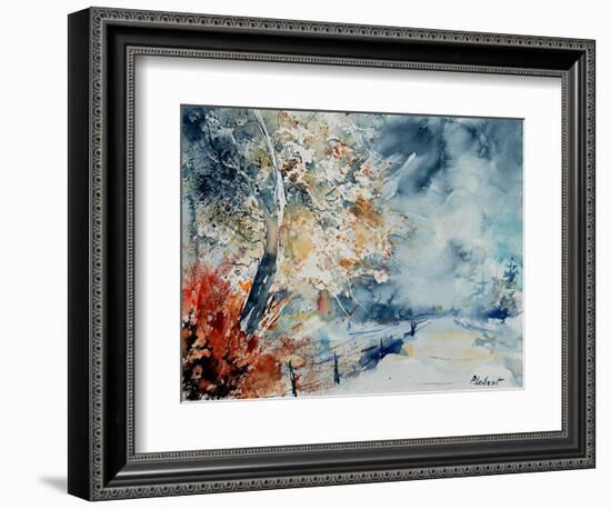 in the wood watercolor-Pol Ledent-Framed Art Print