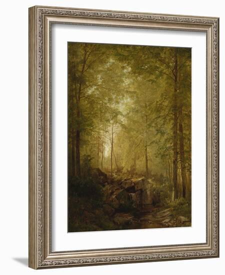 In the Woods, 1872-William Trost Richards-Framed Giclee Print