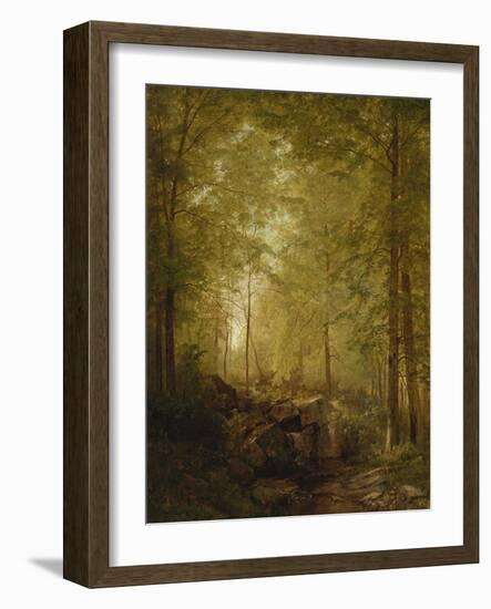 In the Woods, 1872-William Trost Richards-Framed Giclee Print