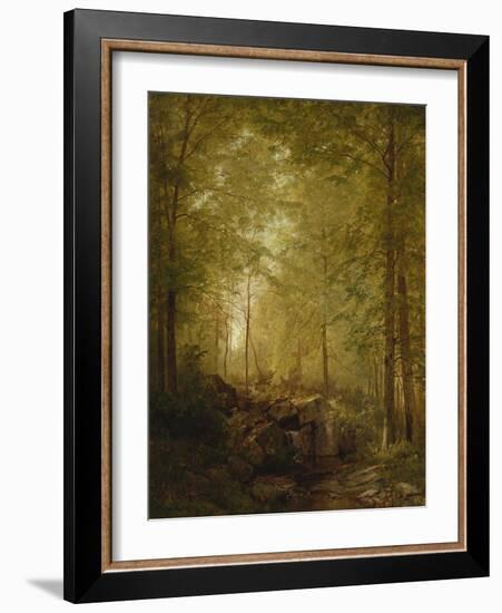 In the Woods, 1872-William Trost Richards-Framed Giclee Print