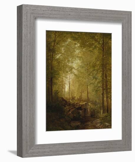 In the Woods, 1872-William Trost Richards-Framed Premium Giclee Print