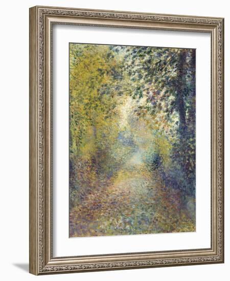 In the Woods, C. 1880-Pierre-Auguste Renoir-Framed Premium Giclee Print