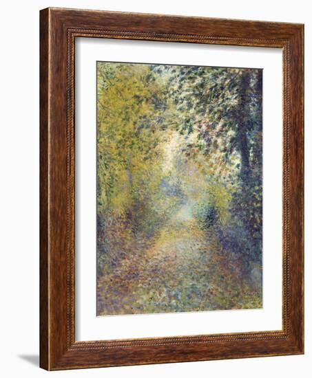 In the Woods, C. 1880-Pierre-Auguste Renoir-Framed Premium Giclee Print