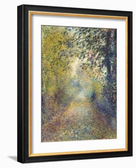 In the Woods, C. 1880-Pierre-Auguste Renoir-Framed Premium Giclee Print