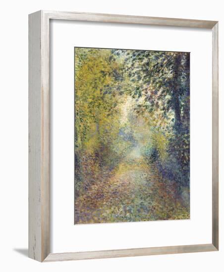 In the Woods, C. 1880-Pierre-Auguste Renoir-Framed Premium Giclee Print