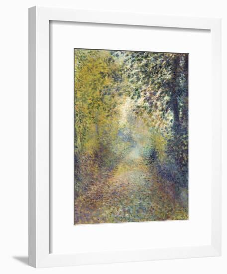 In the Woods, C. 1880-Pierre-Auguste Renoir-Framed Giclee Print