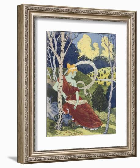 In the Woods, from 'L'Estampe Moderne', Published Paris 1897-99-Eugene Grasset-Framed Giclee Print