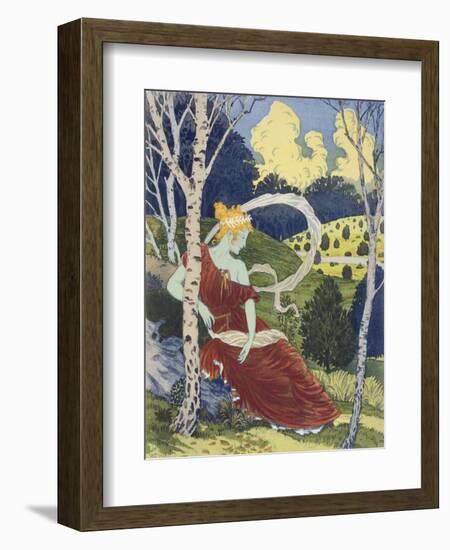 In the Woods, from 'L'Estampe Moderne', Published Paris 1897-99-Eugene Grasset-Framed Giclee Print