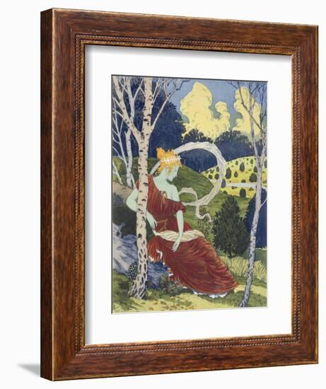 In the Woods, from 'L'Estampe Moderne', Published Paris 1897-99-Eugene Grasset-Framed Giclee Print